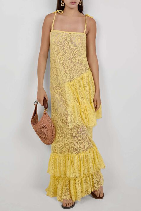 שמלת מקסי תחרה איזבל ELLE SASSON